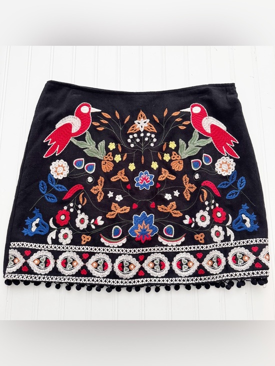 Altar'd State Dresses & Skirts - Altar'd State Boho Embroidered Mini Skirt - Size Large